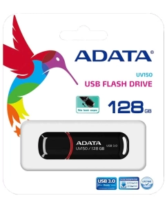 Купить Флешка ADATA UV150 128ГБ Black (AUV150-128G-RBK)  в E-mobi