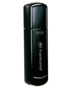 Купить Флешка Transcend JetFlash 350 64ГБ Black (TS64GJF350) в E-mobi