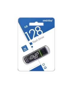 Купить Флешка SmartBuy Glossy 128ГБ Black (SB128GBGS-DG)  в E-mobi