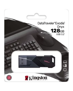 Купить Флешка Kingston DataTraveler Exodia Onyx 128 ГБ Black (DTXON/128GB)  в E-mobi