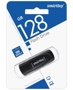 Купить Флэш диск SmartBuy 128GB Scout Black (SB128GB3SCK) в E-mobi