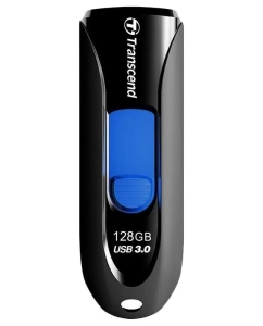 Купить Флешка Transcend JetFlash 790 128ГБ Blue/Black (TS128GJF790K) в E-mobi