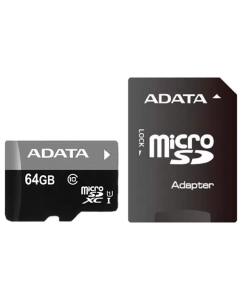 Купить Карта памяти ADATA Micro SDXC Premier AUSDX64GUICL10-RA1 64GB в E-mobi