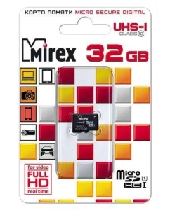 Купить Карта памяти MIREX Micro SDHC 32GB в E-mobi