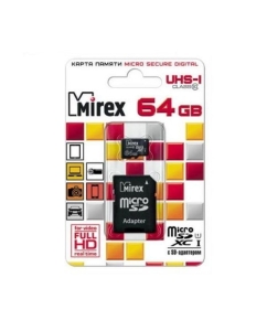 Купить Карта памяти MIREX Micro SDХC 64GB в E-mobi