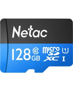 Купить Карта памяти Netac Micro SDXC 128Гб P500 Standard MicroSDXC 128GB NT02P500STN-128G-S в E-mobi