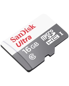 Купить Карта памяти SanDisk Micro SDHC Ultra SDSQUNS-016G-GN3MN 16GB  в E-mobi