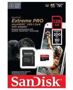 Купить Карта памяти SanDisk microSDXC 128GB Extreme Pro Class 10 SDSQXCD-128G-GN6MA  в E-mobi