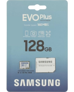 Купить Карта памяти Samsung Micro SDXC 128Гб EVO PLUS (MB-MC128SA/EU) в E-mobi