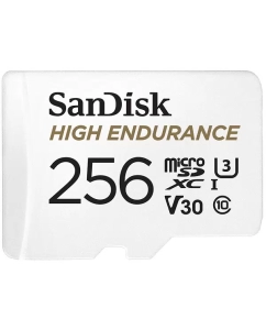 Купить Карта памяти SanDisk microSDXC Class 10 UHS-I U3 V30 High Endurance Video Monitoring Card в E-mobi