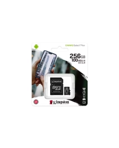 Купить Карта памяти Kingston 256GB Canvas Select Plus + адаптер (SDCS2/256GB)  в E-mobi