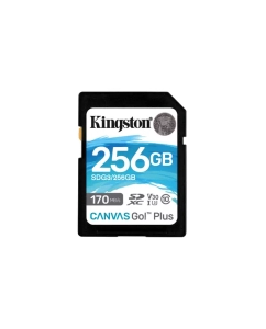 Купить Карта памяти Kingston 256GB Canvas Go! Plus 170R (SDG3/256GB) в E-mobi