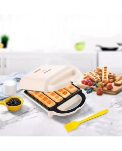 Купить Электровафельница Kitfort КТ-1696 бежевый  в E-mobi