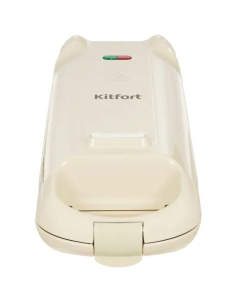 Купить Электровафельница Kitfort КТ-1690 белый  в E-mobi