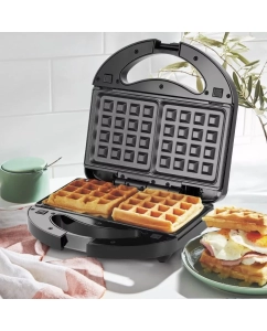 Купить Электровафельница Kitfort КТ-3608 черная  в E-mobi