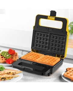 Купить Электровафельница Kitfort КТ-3610-3 желтая  в E-mobi