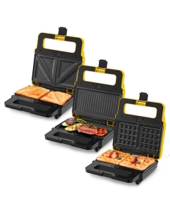 Купить Электровафельница Kitfort КТ-3610-3 желтая  в E-mobi