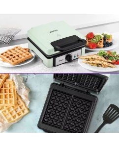 Купить Электровафельница Kitfort КТ-1693 зеленый  в E-mobi