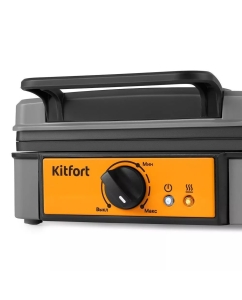 Купить Электровафельница Kitfort КТ-1694 серый  в E-mobi