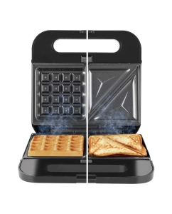 Купить Электровафельница Endever Skyline SM-31 серебристый, черный в E-mobi