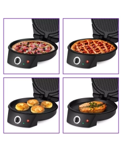 Купить Пиццамейкер Kitfort КТ-3689 синий, черный  в E-mobi