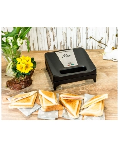 Купить Сэндвич-тостер Rommelsbacher SWG 700 черный; серебристый  в E-mobi