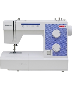 Купить Швейная машина Minerva Denim 14 белый, синий в E-mobi