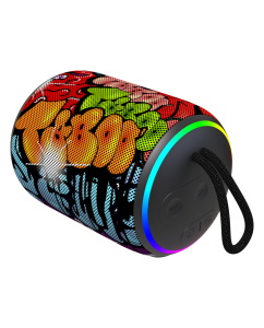 Купить Портативная колонка Perfeo Cask Graffiti (PF_D0345)  в E-mobi