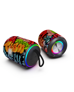 Купить Портативная колонка Perfeo Cask Graffiti (PF_D0345)  в E-mobi