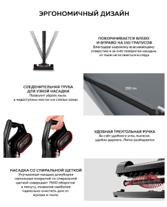 Купить Пылесос Deerma DX700 Pro черный  в E-mobi