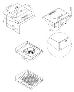 Купить Вытяжка подвесная MAUNFELD MPA 50 черный  в E-mobi