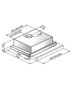 Купить Вытяжка встраиваемая ELIKOR Интегра Glass 45Н-400-В2Д серебристый  в E-mobi