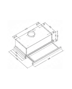 Купить Вытяжка встраиваемая Evelux Tel 60 X серебристый  в E-mobi