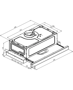 Купить Вытяжка встраиваемая Darina SMART M606W белый  в E-mobi