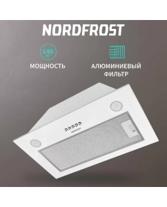 Купить Вытяжка встраиваемая NordFrost FB 6060 W белая в E-mobi
