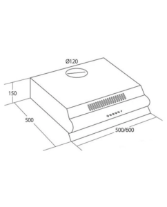 Купить Вытяжка подвесная AKPO WK-7 Р3060 белый  в E-mobi
