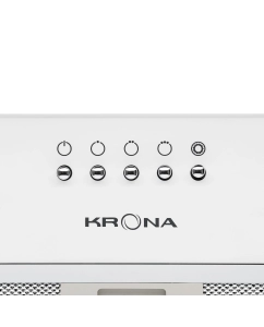 Купить Вытяжка встраиваемая Krona RUNA 600 PB белый  в E-mobi