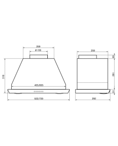 Купить Вытяжка встраиваемая ELIKOR S4 52Н(П)-1000-Э4Д серебристый  в E-mobi