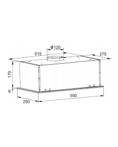 Купить Вытяжка встраиваемая Hansa OMP6251WGWH белый  в E-mobi