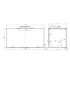 Купить Вытяжка встраиваемая ELIKOR Cube 60П-1000 белый  в E-mobi