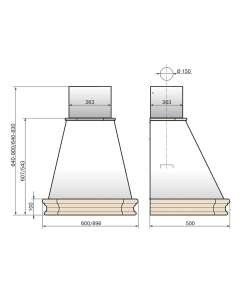 Купить Вытяжка настенная ELIKOR 60П-650-П3Л бежевый; коричневый  в E-mobi