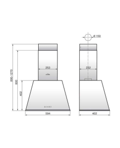 Купить Вытяжка настенная ELIKOR Гамма 60П-650-Э3Д антрацит/срб  в E-mobi