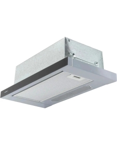 Купить Встраиваемая вытяжка Jet Air Orion LX/GR/F/60/VT, управление кнопочное, серый/стекло черно  в E-mobi