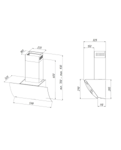 Купить Вытяжка настенная AKPO WK-4 Clarus eco II 60 см белая  в E-mobi