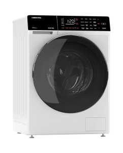Купить Стиральная машина Hiberg i-DDQ9 - 10714 W серебристый в E-mobi