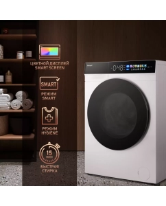 Купить Стиральная машина Weissgauff WM 999 Full Touch DC Inverter Steam белый  в E-mobi