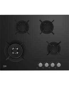 Купить Встраиваемая варочная панель газовая Beko HINW 64229 S черный в E-mobi