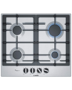 Купить Встраиваемая варочная панель газовая Bosch PCP6A5B90R серебристый в E-mobi