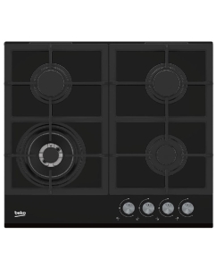 Купить Встраиваемая варочная панель газовая Beko HILW 64235 S черный в E-mobi