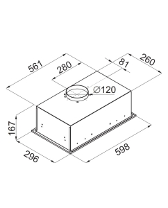 Купить Вытяжка встраиваемая MAUNFELD Crosby Singl 60 белый  в E-mobi